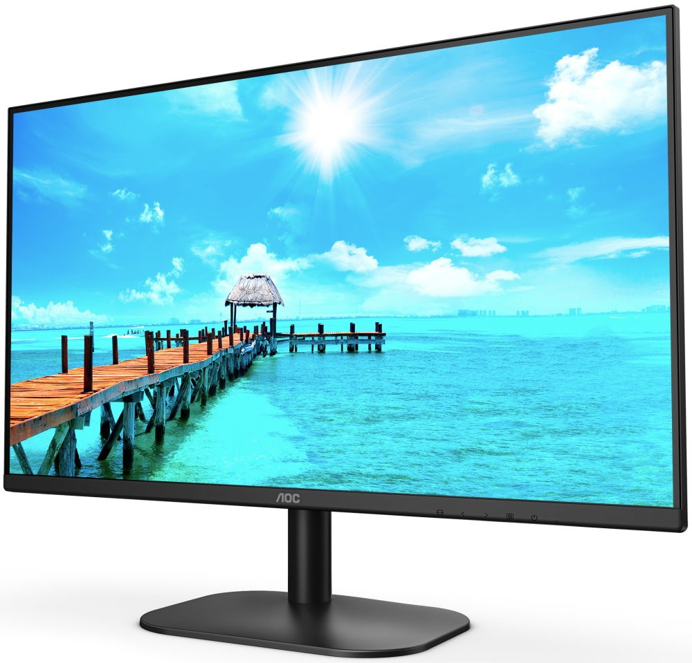 LCD AOC 27&quot; 27B2H черный {IPS 1920x1080 75Hz 7ms 178/178 250cd 20M:1 HDMI1.4}