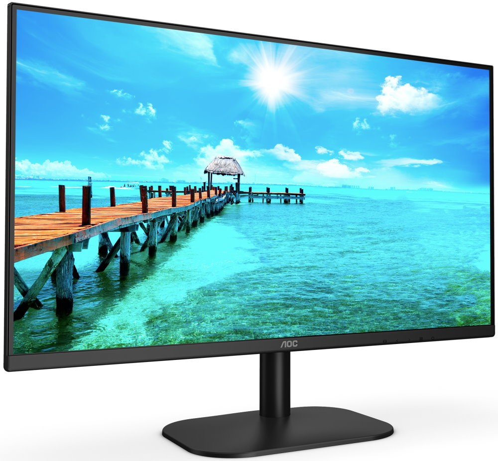 LCD AOC 27&quot; 27B2H черный {IPS 1920x1080 75Hz 7ms 178/178 250cd 20M:1 HDMI1.4}