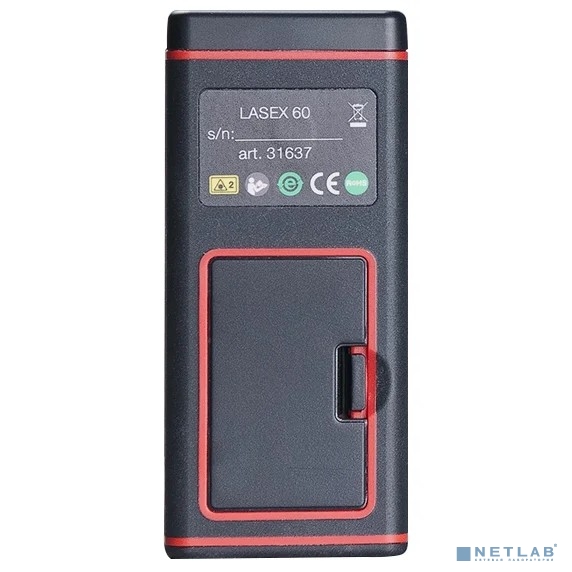 Fubag Дальномер лазерный Lasex 60 {60 метров. дисплей с подсветкой.Погрешность измерения 2 мм.Память на 30 измерений IP 54. Вес 110 г} [31637]