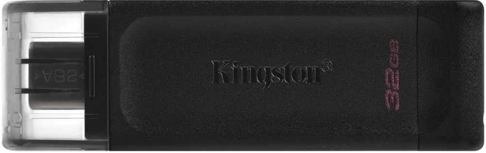 Kingston USB Drive 64Gb DataTraveler 70 DT70/64GB USB Type C 3.2 черный