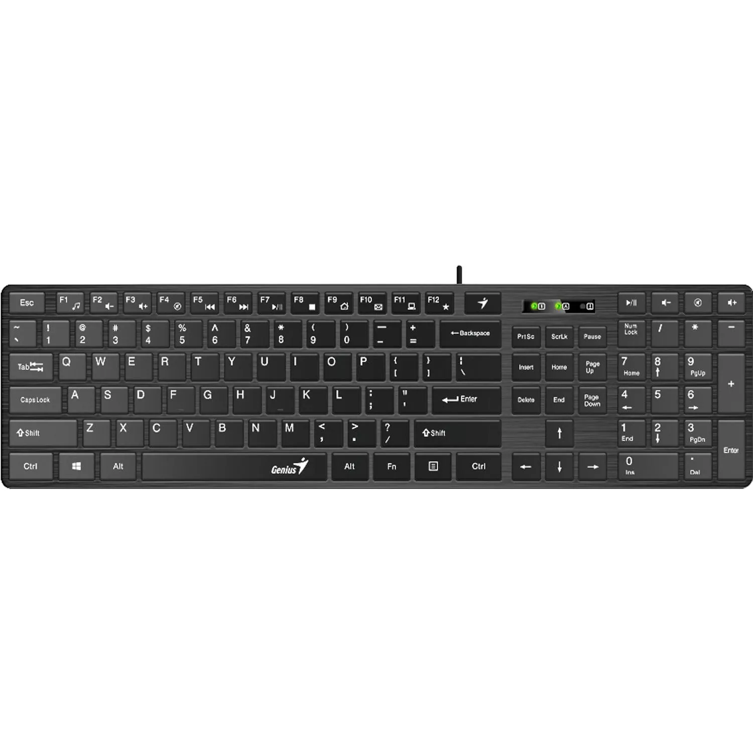 Клавиатура Genius SlimStar126 Black USB [31310017402/31310017417]