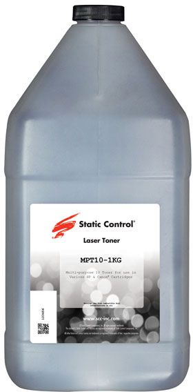 SC Тонер Static Control MPT10-1KG черный флакон 1000гр. для принтера НР LJ P1005/1006/1505/ 1606/ P1102/1322/M125 (SC)