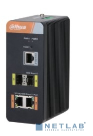 DAHUA DH-PFS4204-2GT-DP 4-портовый гигабитный управляемый коммутатор с PoE, промышленное исполнение DAHUA DH-PFS4204-2GT-DP 4-портовый гигабитный управляемый коммутатор с PoE, промышленное исполнение