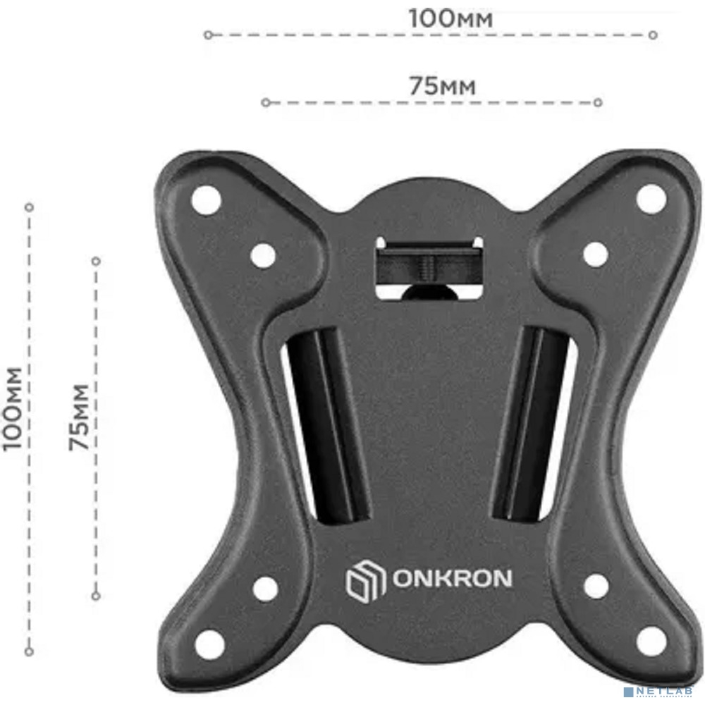 ONKRON NN31 кронштейн для телевизора 10"-32" фиксированный, чёрный