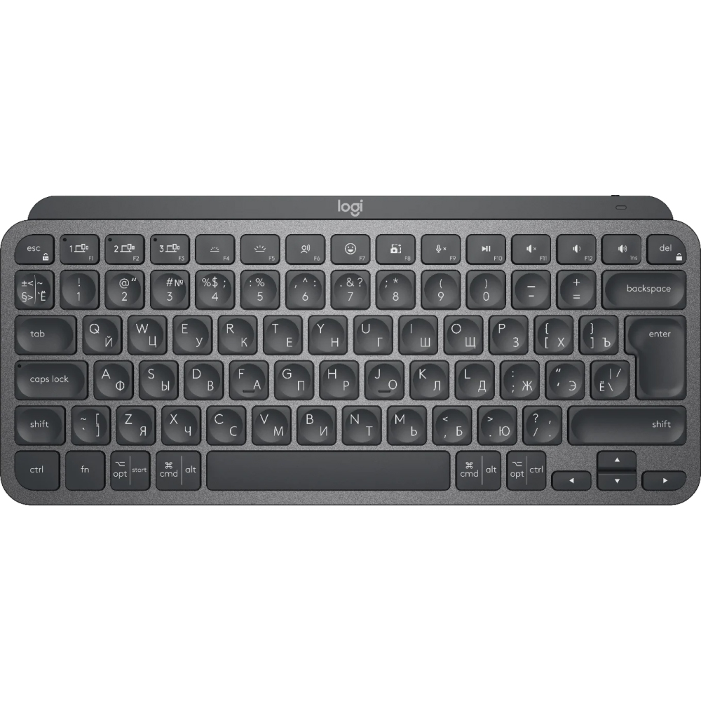 920-010501 Logitech Wireless MX Keys MINI Keyboard Graphite оригинальная заводская гравировка RU/LAT