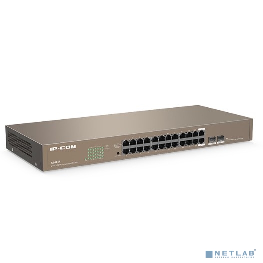 IP-COM G1024F Коммутатор в стойку, 24*1Gbit RJ45, 2 SFP IP-COM G1024F Коммутатор в стойку, 24*1Gbit RJ45, 2 SFP