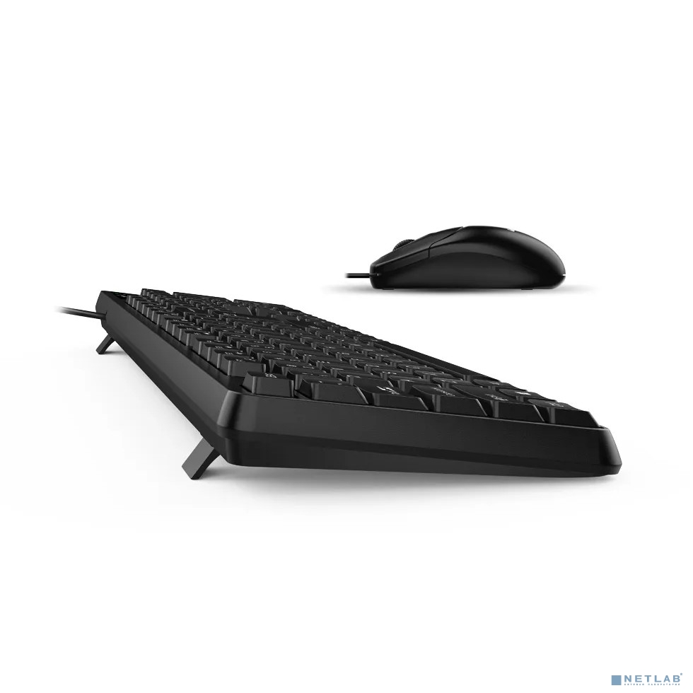 Клавиатура + мышь Genius КМ-170 {Черный, USB,104 кл+ кнопка SmartGenius, мембранная, защита от проливаний,1000 DPI} [31330006403]