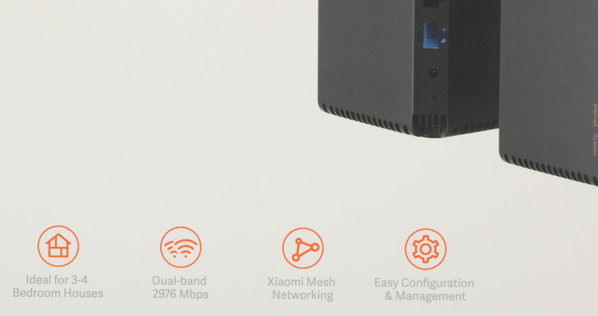 Xiaomi DVB4287GL Маршрутизатор Xiaomi Mesh System AX3000 RA82 (DVB4287GL) (2-pack) Black (743221)