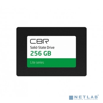 CBR SSD-256GB-2.5-LT22, Внутренний SSD-накопитель, серия &quot;Lite&quot;, 256 GB, 2.5&quot;, SATA III 6 Gbit/s, SM2259XT, 3D TLC NAND, R/W speed up to 550/520 MB/s, TBW (TB) 128