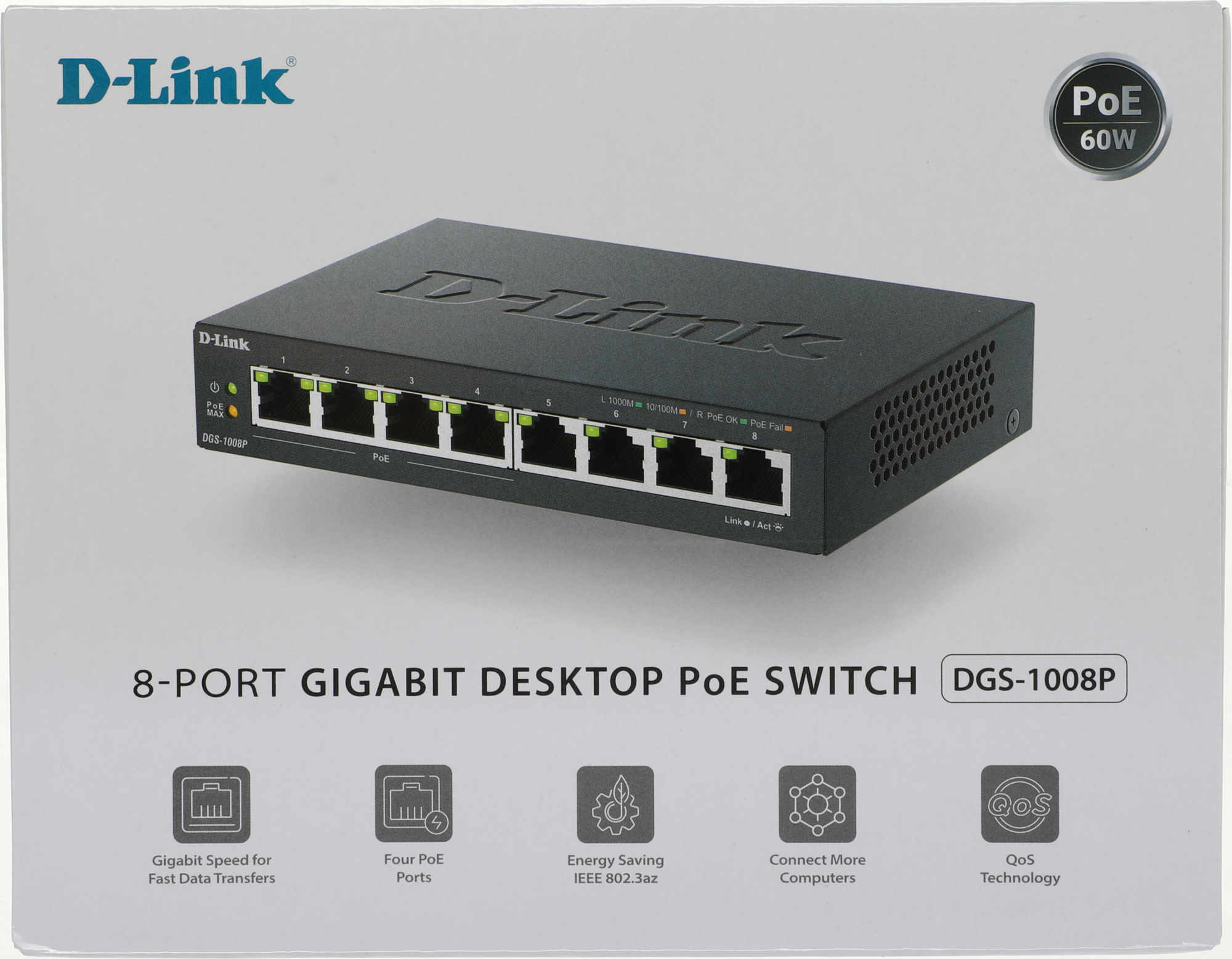 D-LINK DGS-1008P/F1A