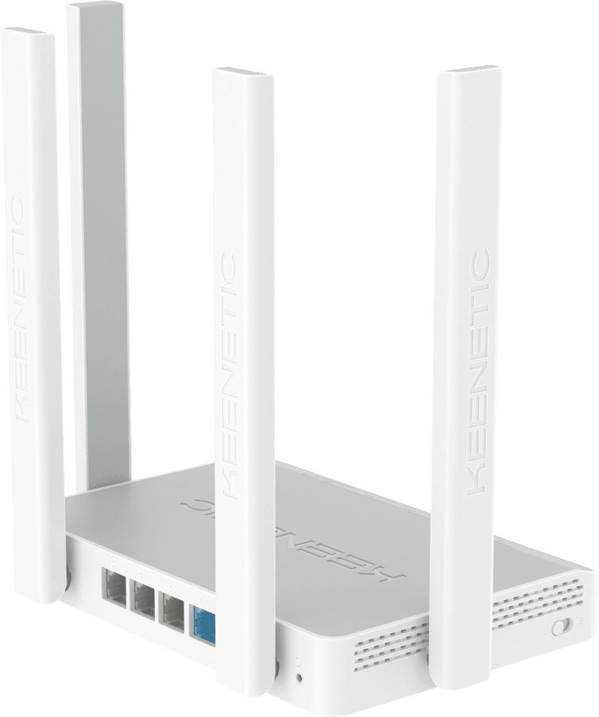 Keenetic Speedster (KN-3012)  Гигабитный интернет-центр с Mesh Wi-Fi 5 AC1200, 4-портовым Smart-коммутатором и переключателем режима роутер/ретранслятор