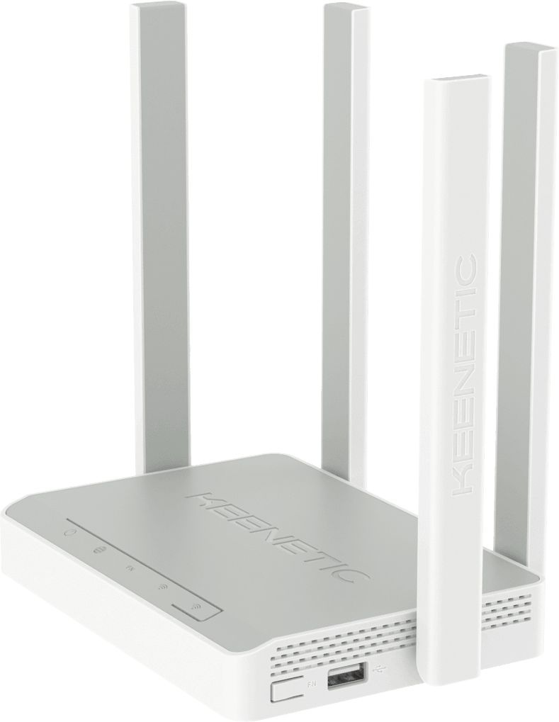 Keenetic Viva (KN-1912) Гигабитный интернет-центр с Mesh Wi-Fi 5 AC1200, 4-портовым Smart-коммутатором и многофункциональным портом USB