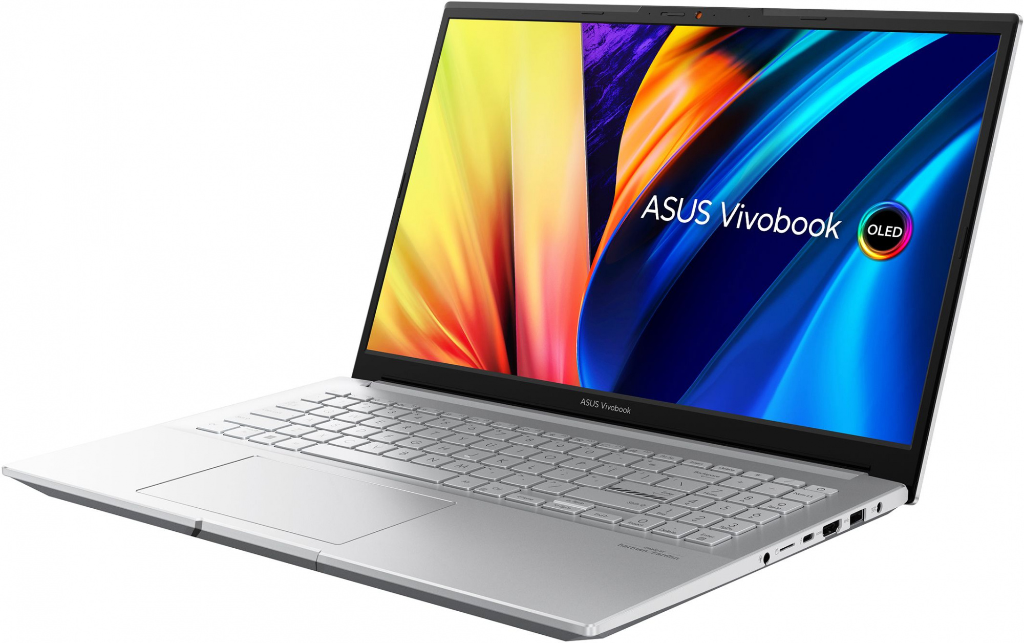 Ноутбук ASUS Vivobook Pro 15 OLED K6500Z, 15.6&quot;, IntelCore i512500H 2.5ГГц, 16ГБ, 512ГБ SSD, NVIDIA GeForce RTX 3050 для ноутбуков - 4096 Мб, без операционной системы, серебристый