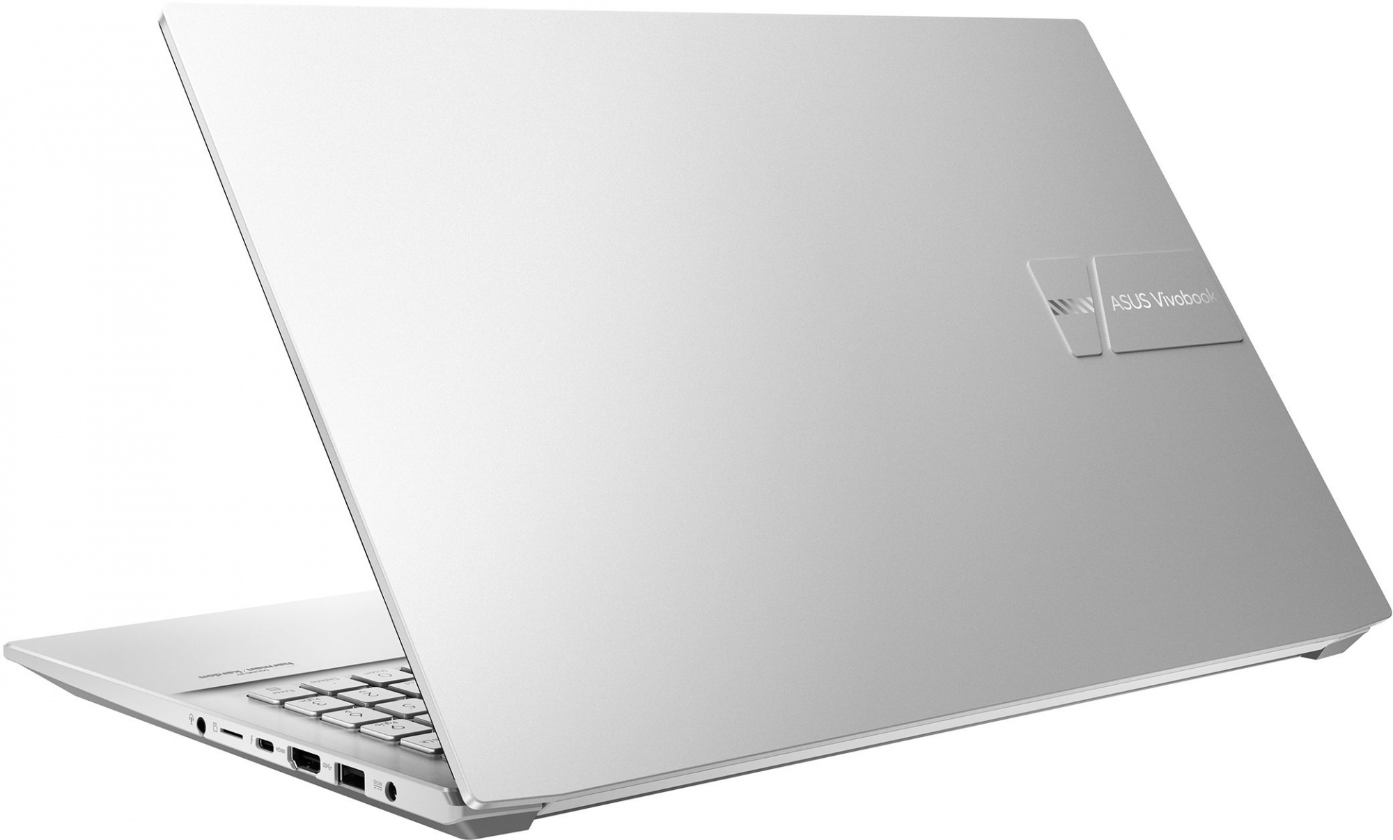 Ноутбук ASUS Vivobook Pro 15 OLED K6500Z, 15.6&quot;, IntelCore i512500H 2.5ГГц, 16ГБ, 512ГБ SSD, NVIDIA GeForce RTX 3050 для ноутбуков - 4096 Мб, без операционной системы, серебристый