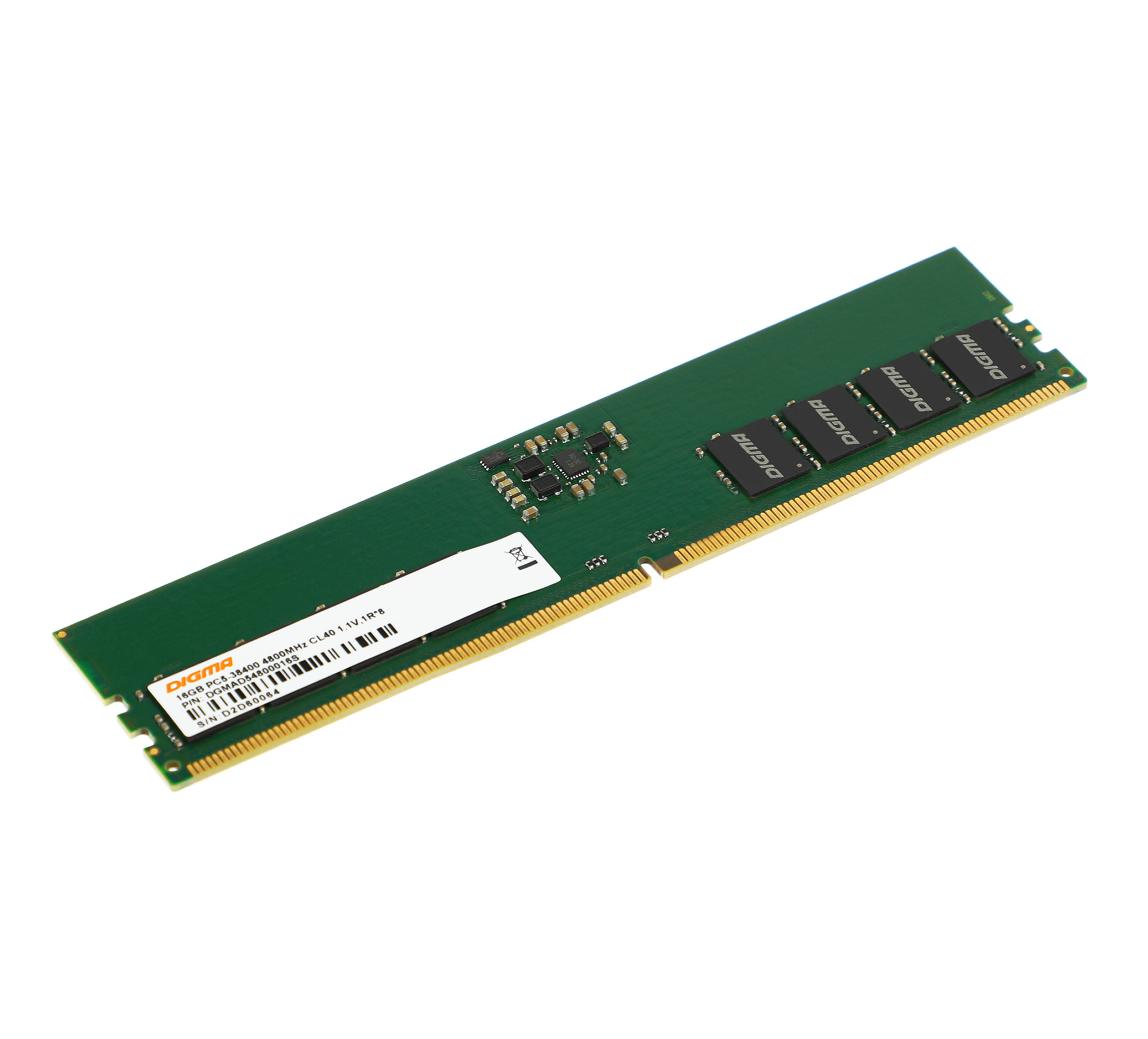 Digma DDR5 DIMM 16GB 4800MHz DGMAD54800016S