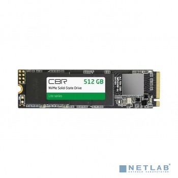 CBR SSD-512GB-M.2-LT22, Внутренний SSD-накопитель, серия &quot;Lite&quot;, 512 GB, M.2 2280, PCIe 3.0 x4, NVMe 1.3, SM2263XT, 3D TLC NAND, R/W speed up to 2100/1600 MB/s, TBW (TB) 256