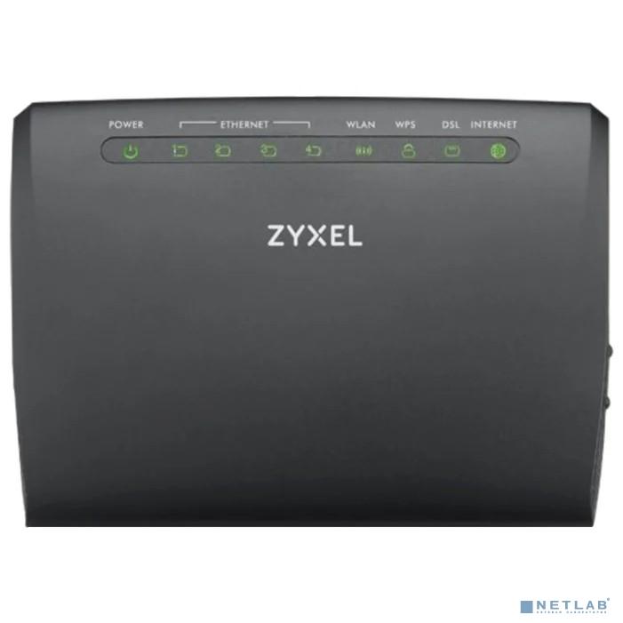 Роутер беспроводной Zyxel AMG1302-T11C-EU03V1F ADSL2 черный