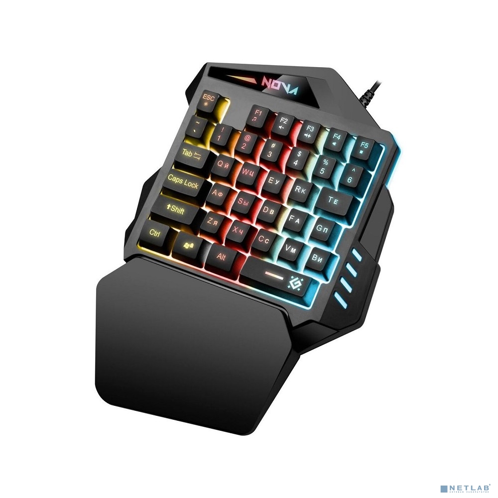 Defender Клавиатура Nova GK-860L RU [45860] {Проводная игровая, Rainbow подсветка, 35B}