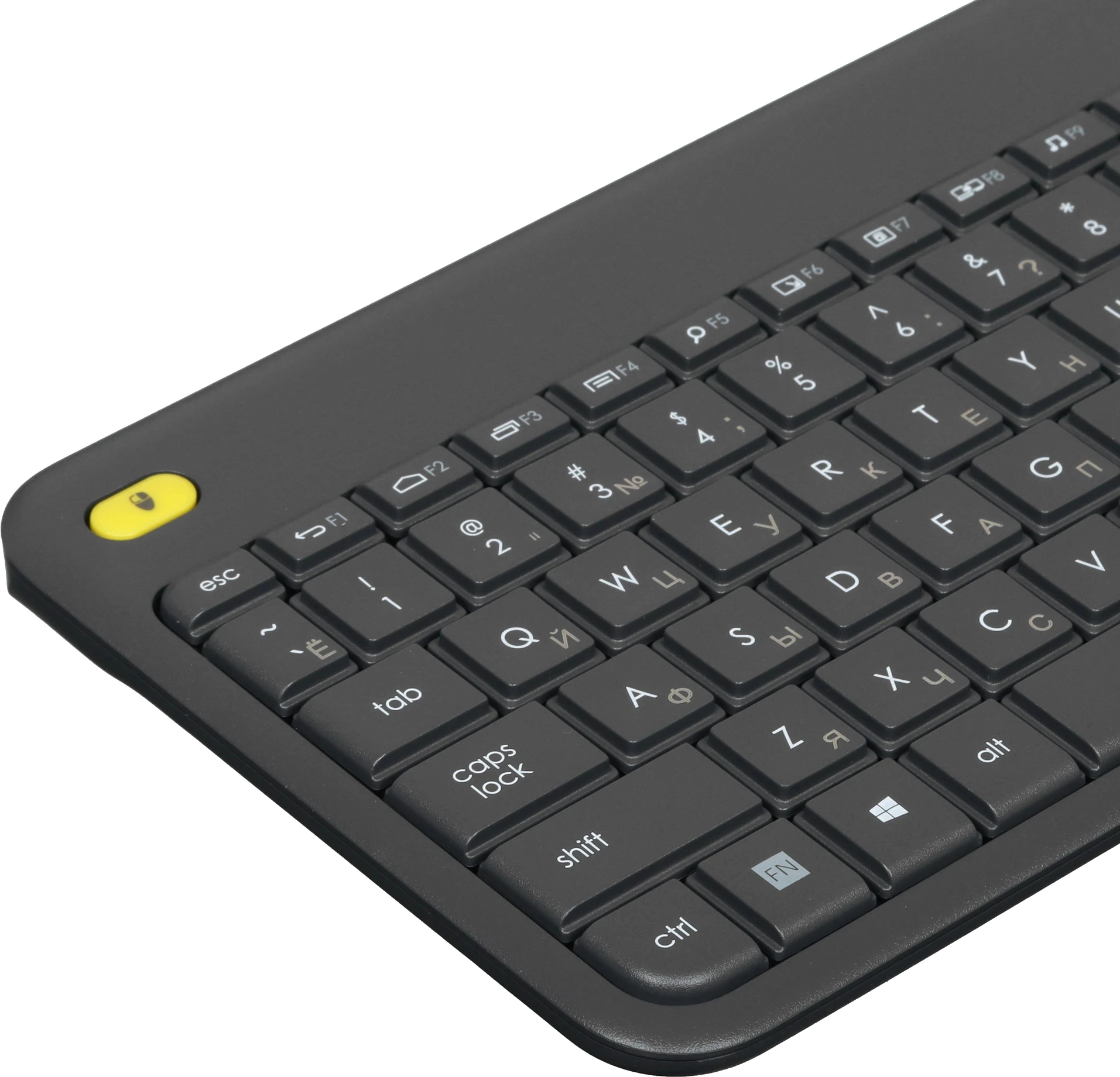 920-007173 Logitech Клавиатура K400 Wireless Touch Plus Keyboard RU/LAT 920-007173 Logitech Клавиатура K400 Wireless Touch Plus Keyboard RU/LAT