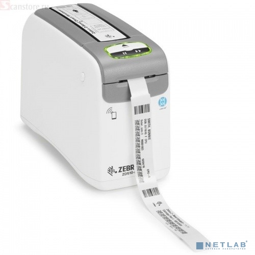 Zebra БРАСЛЕТНЫЙ DT ZD510; 300 dpi, USB, USB Host, Ethernet Zebra БРАСЛЕТНЫЙ DT ZD510; 300 dpi, USB, USB Host, Ethernet
