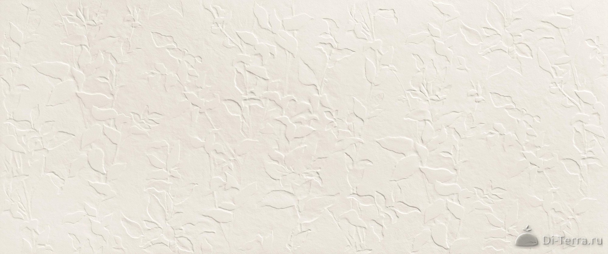 3D Wall Plaster Jasmine White 50×120