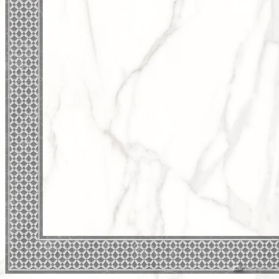 Каррара Нова / Carrara Nova 45×45 Decor2