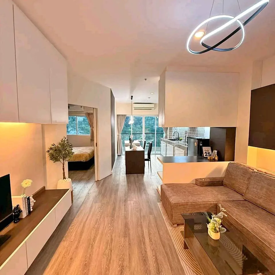 Квартира с 1 спальней и видом на горы в аренду в Panasorn Green Place, Таланг