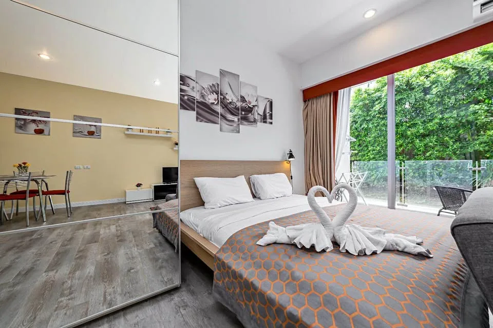 1-комнатная квартира в аренду в Chic Condo, Карон, Пхукет