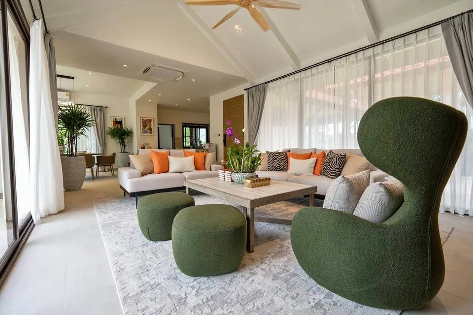 Роскошная вилла с 3 спальнями в аренду в Laguna Homes, Банг Тао