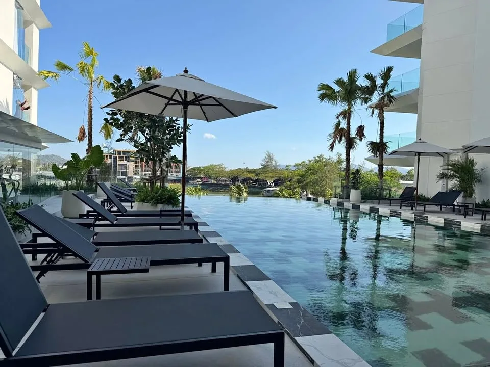 2-комнатная квартира с 2 ванными в The AQUA Luxury Waterfront Residence