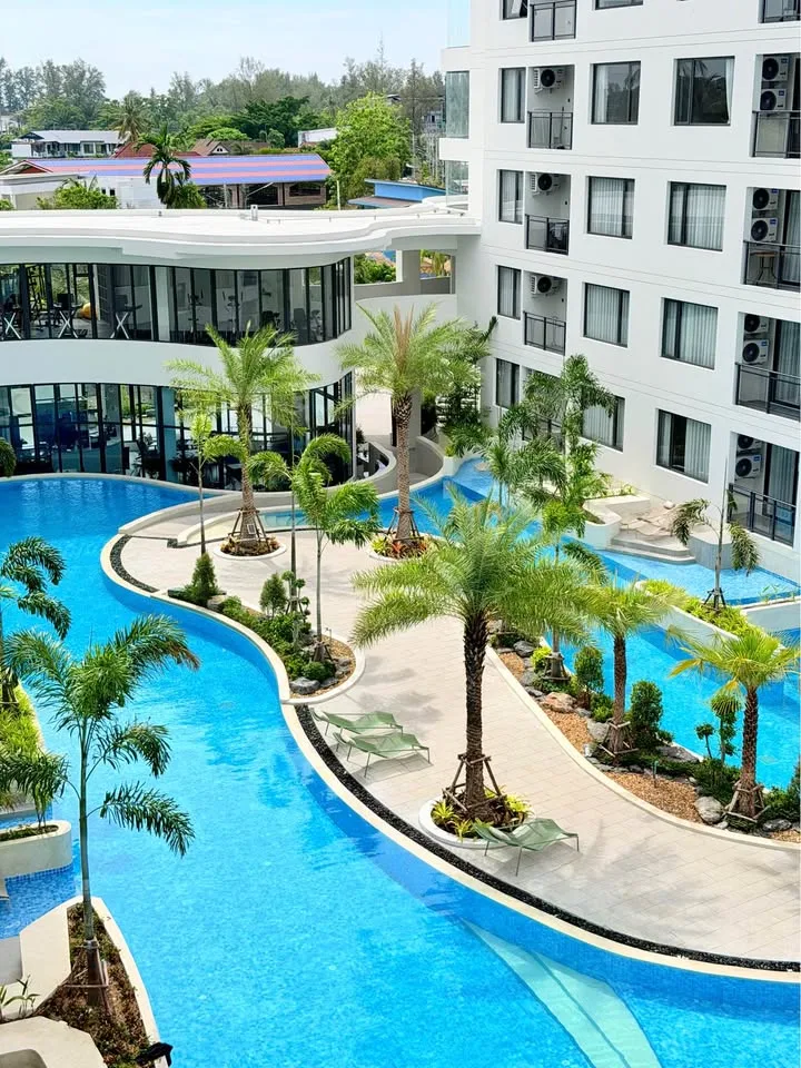 Современная 1-комнатная квартира в Capri Residence, Банг Тао