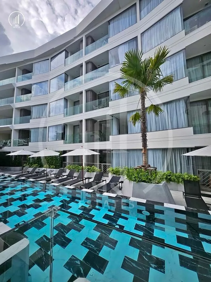 Квартира с 1 спальней и ванной в аренду в The Aqua Чернгталай