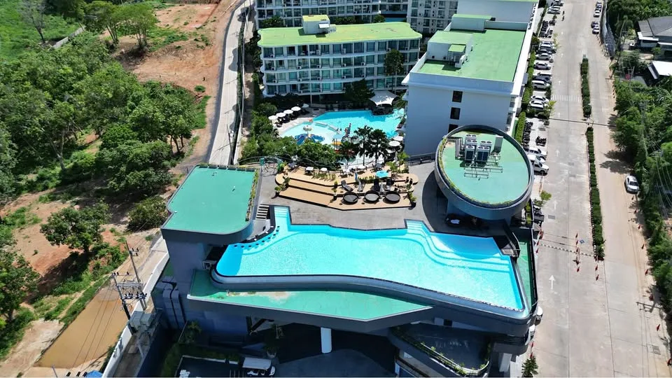 Роскошная квартира с 1 спальней и 1 ванной в Wyndham La Vita, Най Харн