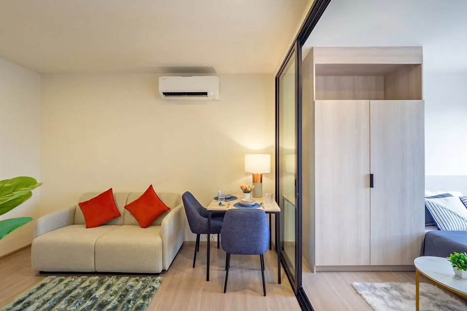 Полностью меблированная 1-комнатная квартира в D Condo Reef Kathu