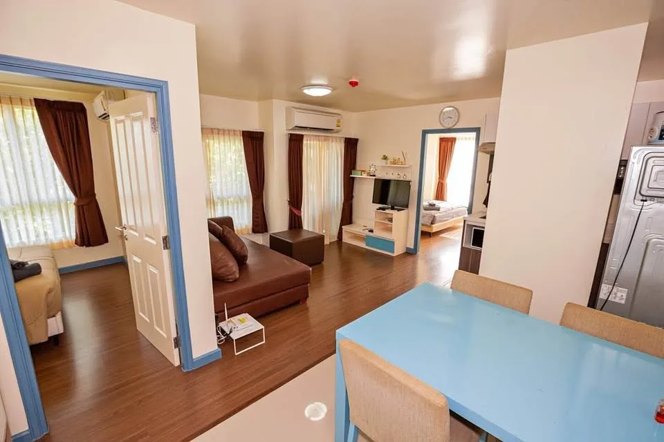 2-комнатная квартира с 2 ванными в аренду в D Condo Creek Kathu