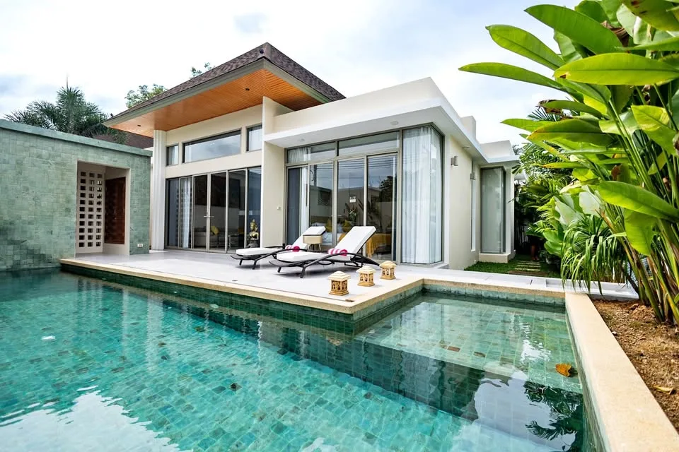 3-спальный вилла с бассейном в аренду в Khanaen Pool Villa, Thalang
