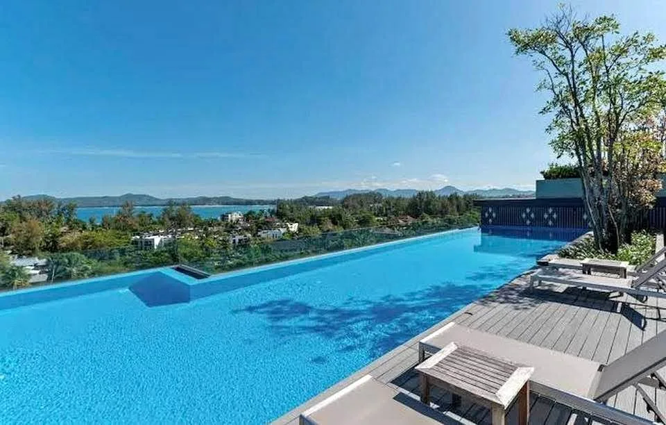 1-комнатная квартира с видом на море в Aristo Condo, пляж Сурин