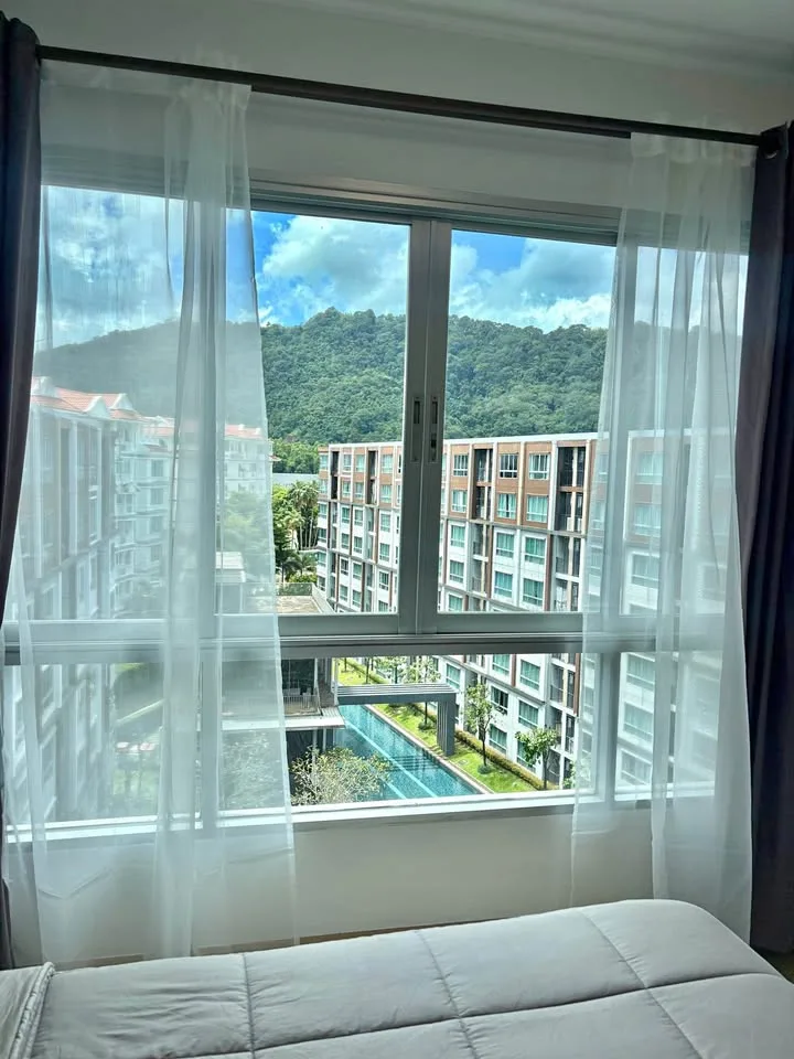 Квартира с 1 спальней и видом на бассейн в D Condo Mine Phuket
