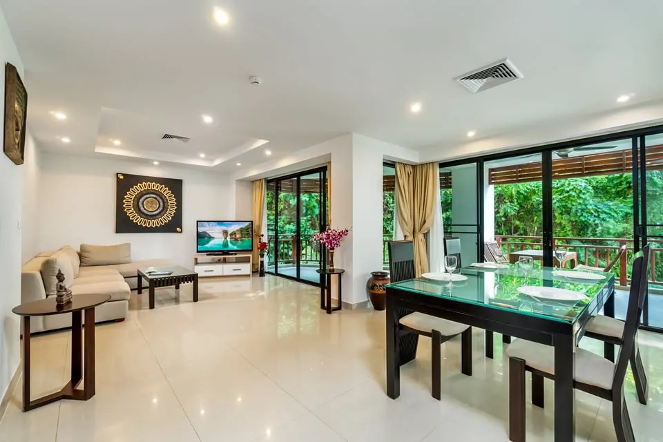 1 спальня, 1 ванная в апартаментах Surin Sabai Condominium