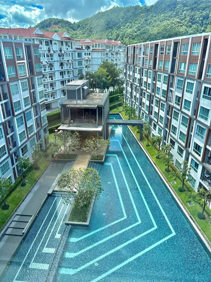 Однокомнатная квартира с видом на бассейн в D Condo Mine Phuket