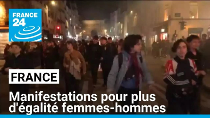 8-mars: jour de manifestations pour plus d'égalité femmes-hommes • FRANCE 24