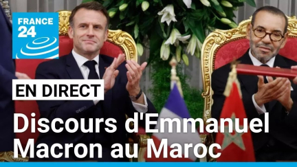 🔴 En DIRECT : Allocution d'Emmanuel Macron devant le Parlement marocain • FRANCE 24