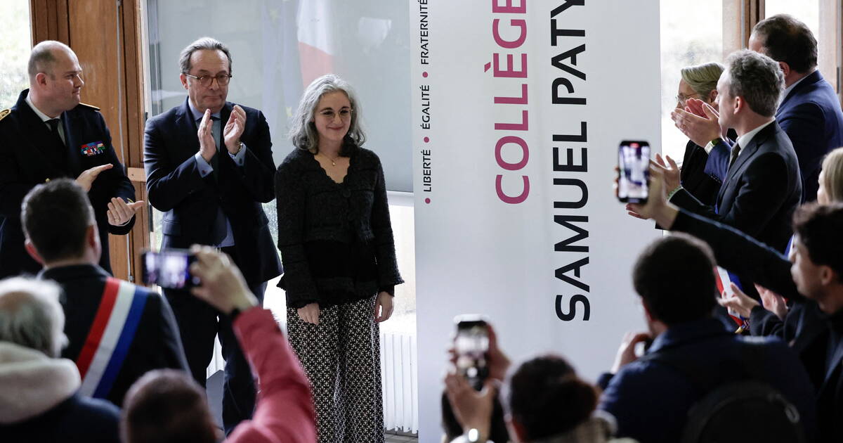 A Conflans, le collège Samuel-Paty, symbole «d’espoir pour les générations futures»