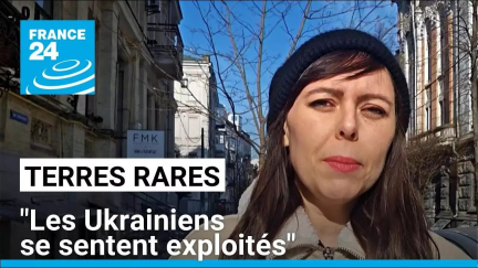 Accord sur les minerais : "les Ukrainiens se sentent exploités" • FRANCE 24