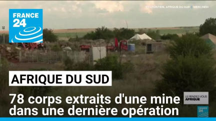 Afrique du Sud : 78 corps extraits d'une mine désaffectée dans une dernière opération