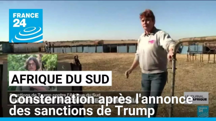 Afrique du Sud : consternation à Pretoria après l'annonce des sanctions de Trump • FRANCE 24