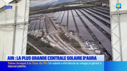 Ain: la plus grande centrale solaire d'Aura