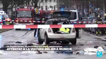 Allemagne : ce que l'on sait de l'attentat à la voiture-bélier à Munich • FRANCE 24