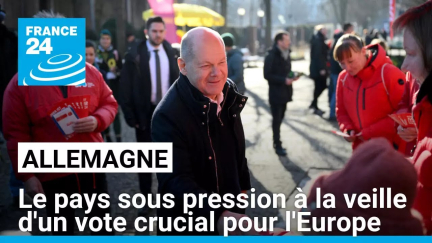 Allemagne : le pays sous pression à la veille d'un vote crucial pour l'Europe • FRANCE 24