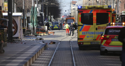 Allemagne : une voiture fonce dans la foule à Mannheim, au moins un mort et plusieurs blessés graves